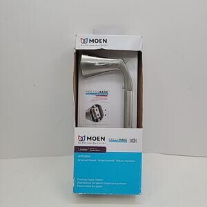 Moen Lindor Brushed Nickel Finish MY8708BN Pivoting Toilet Paper Holder